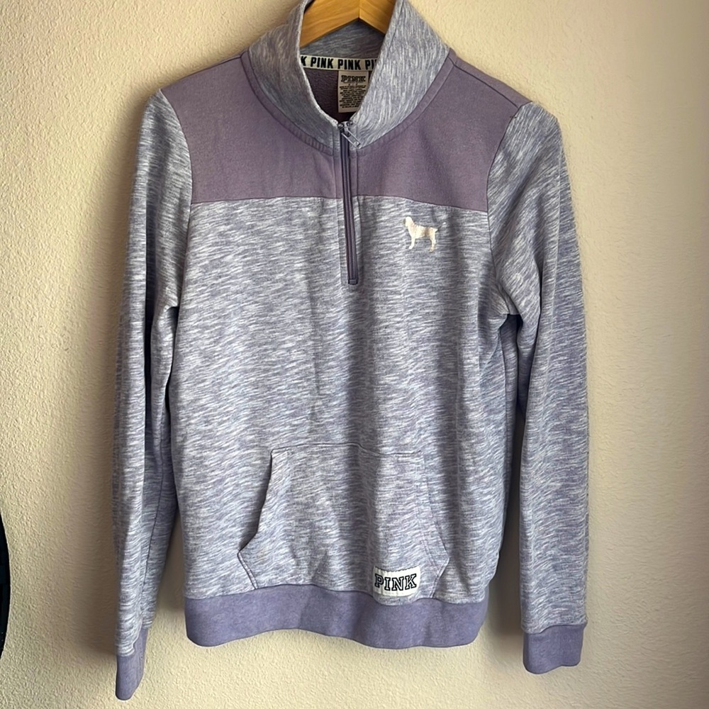 Victoria’s Secret PINK Quarter Zip Sweatshirt Women’s Size S
